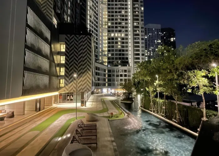 24Th Floor, Cozy Bangkok Skyline View Oasis 1Bed & 1Sofa